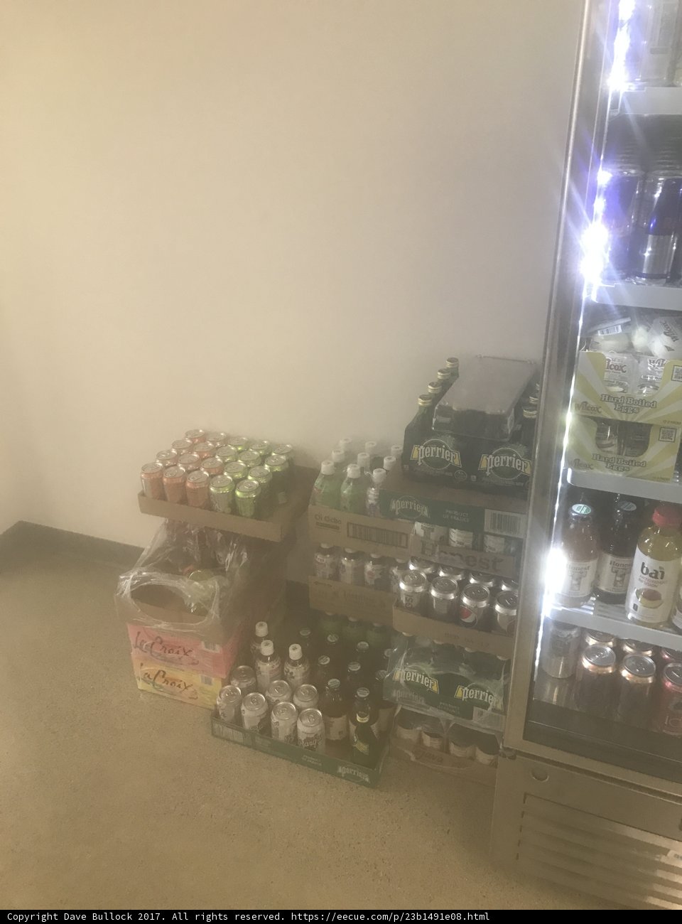 Fully Stocked Fridge in a Los Angeles Shop