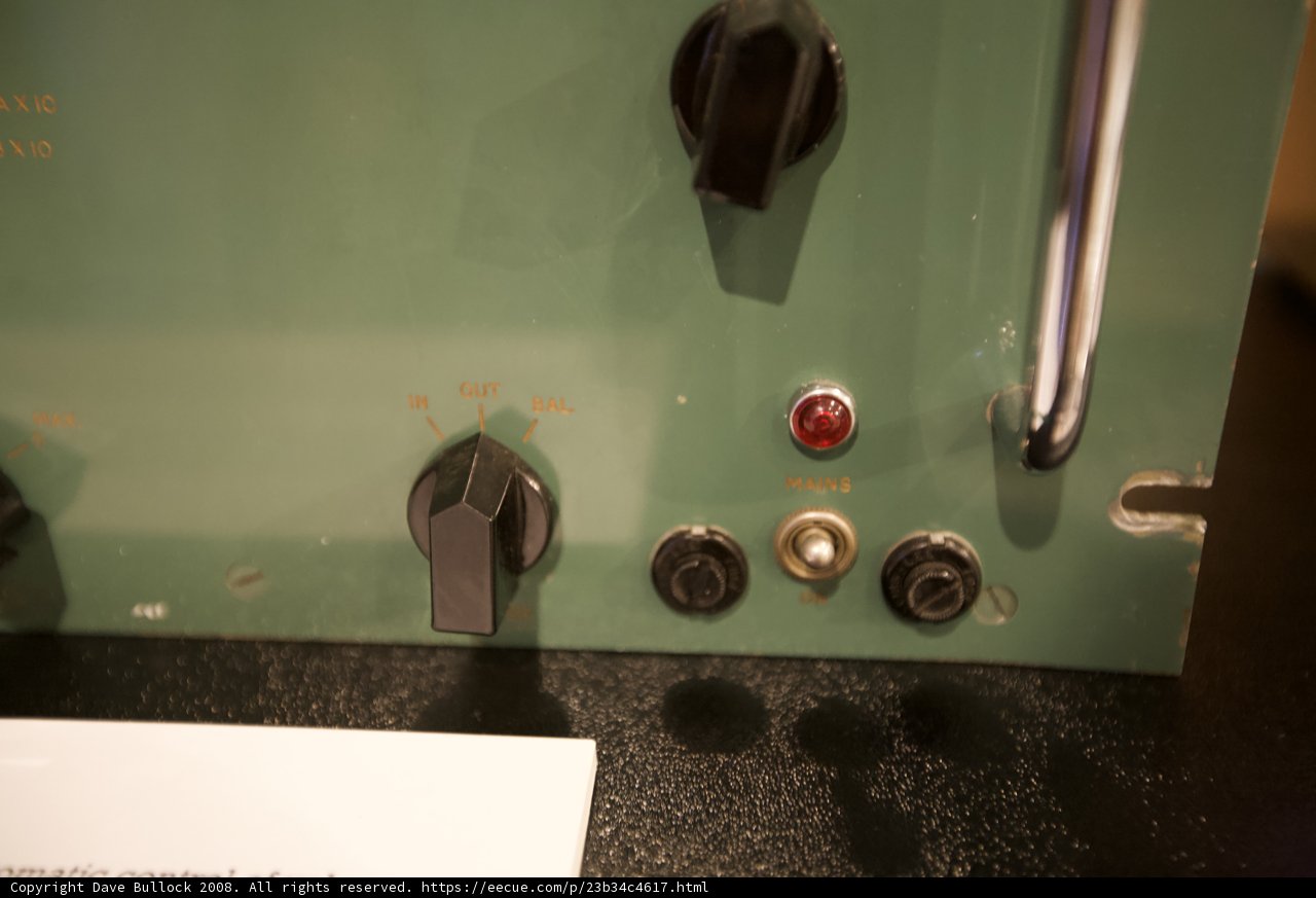 The Control Panel of the Green Machine