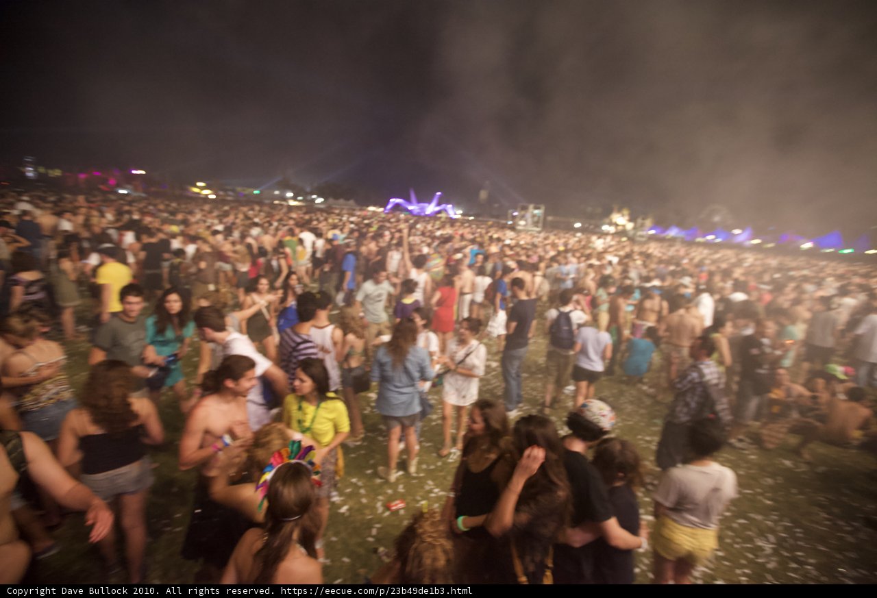 Coachella Music Festival Crowd