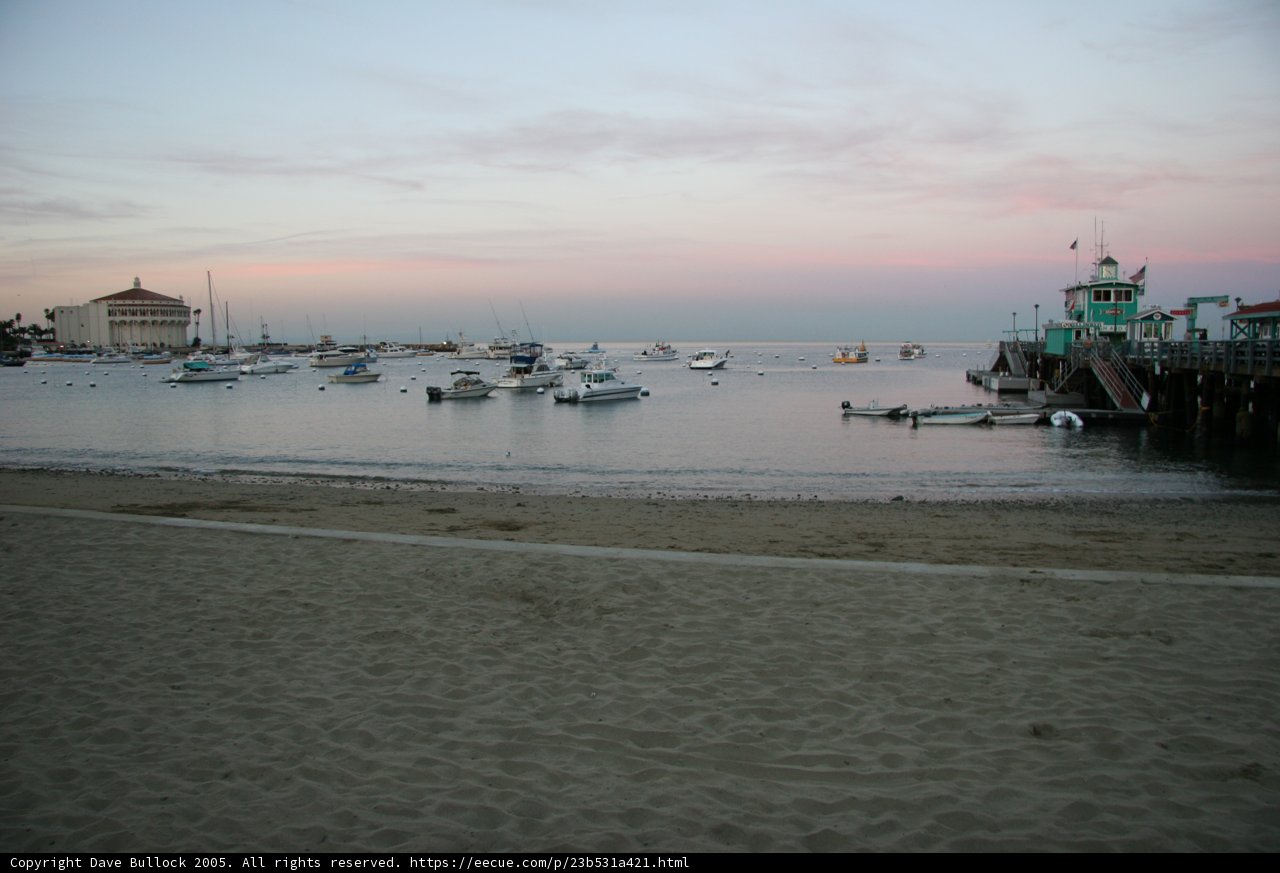 Boats and Beachgoers at the Harbor