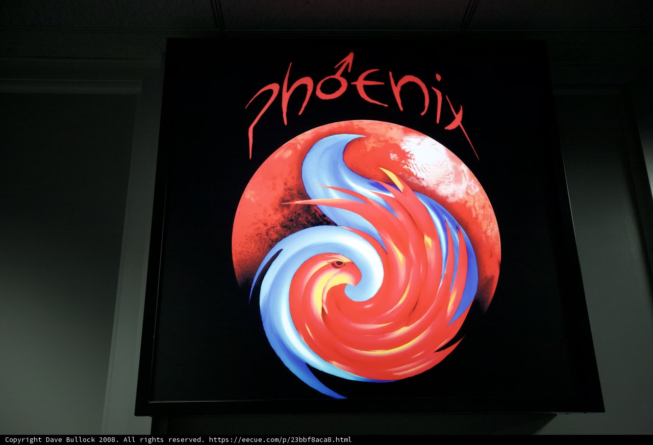Phoenix Logo on a Large Electronic Screen