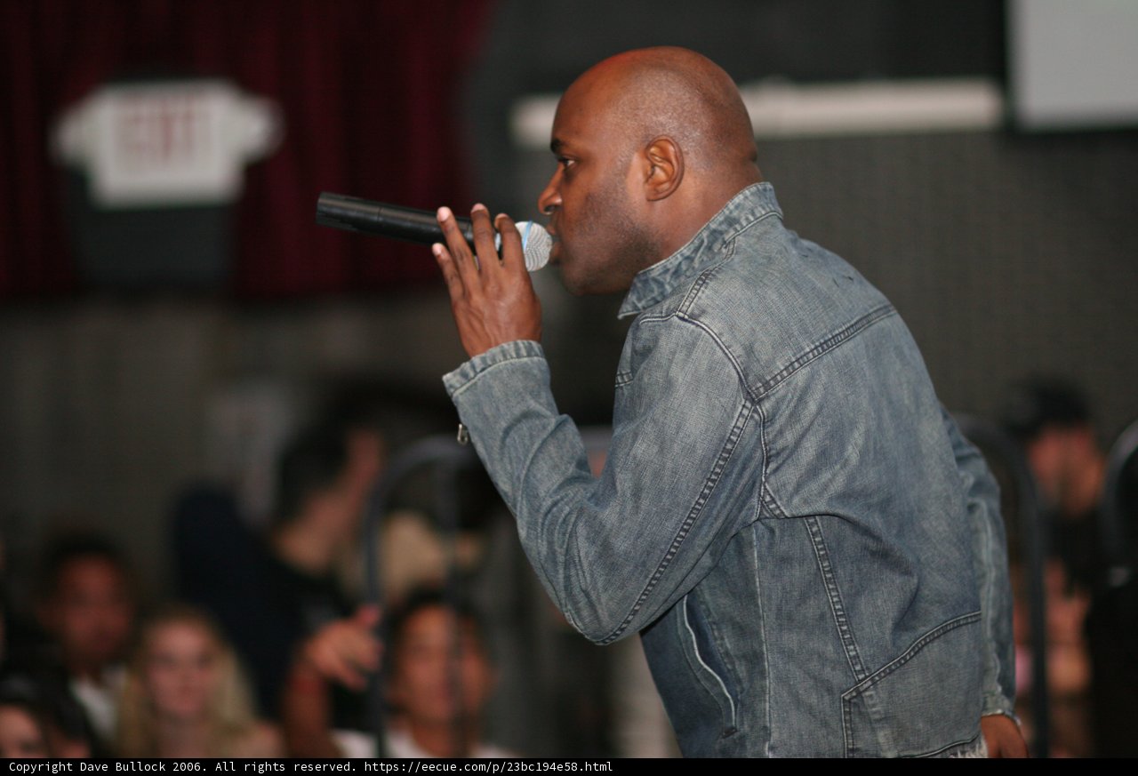 Solo Performance in Denim Jacket