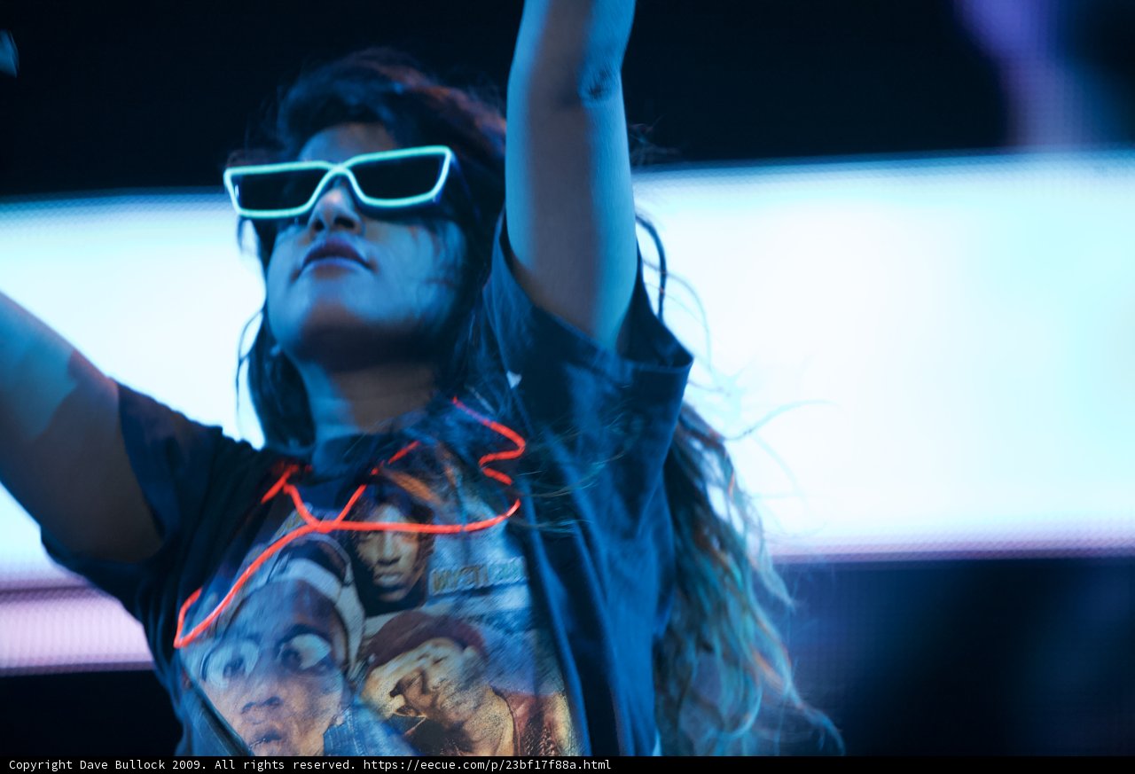 Sunglasses on Stage