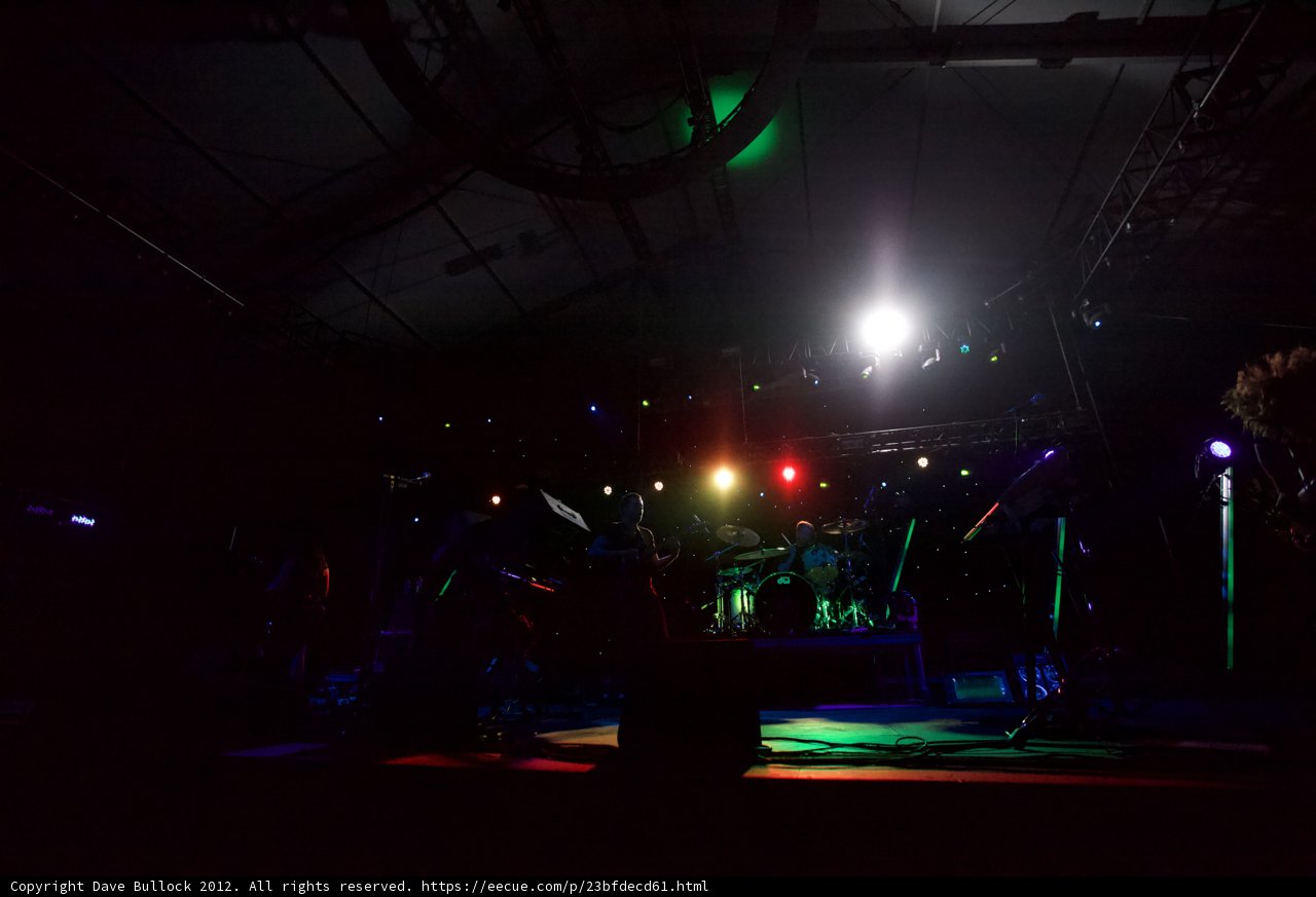 The Bright Lights of a Rock Concert