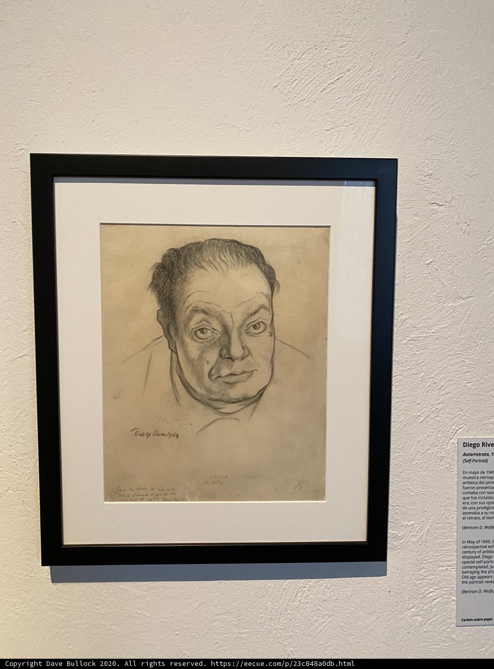 Mustache Man Drawing on Display