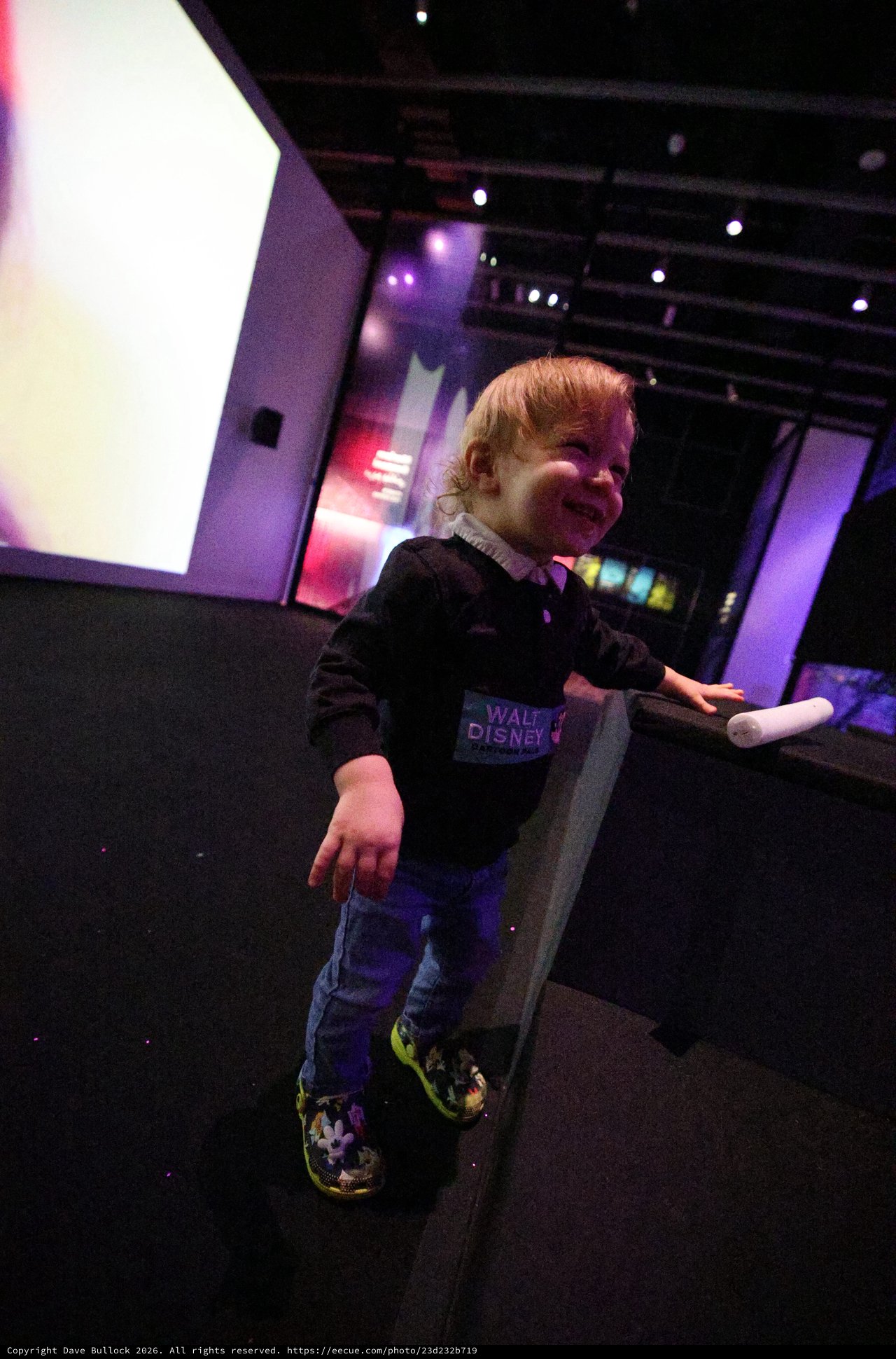 Joyful Toddler at Baby Rave Event