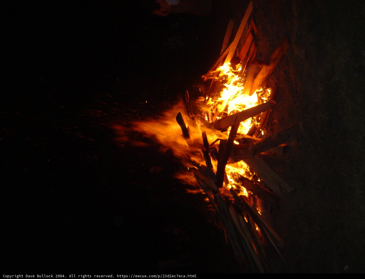 Embers Ignite a Dancing Flame
