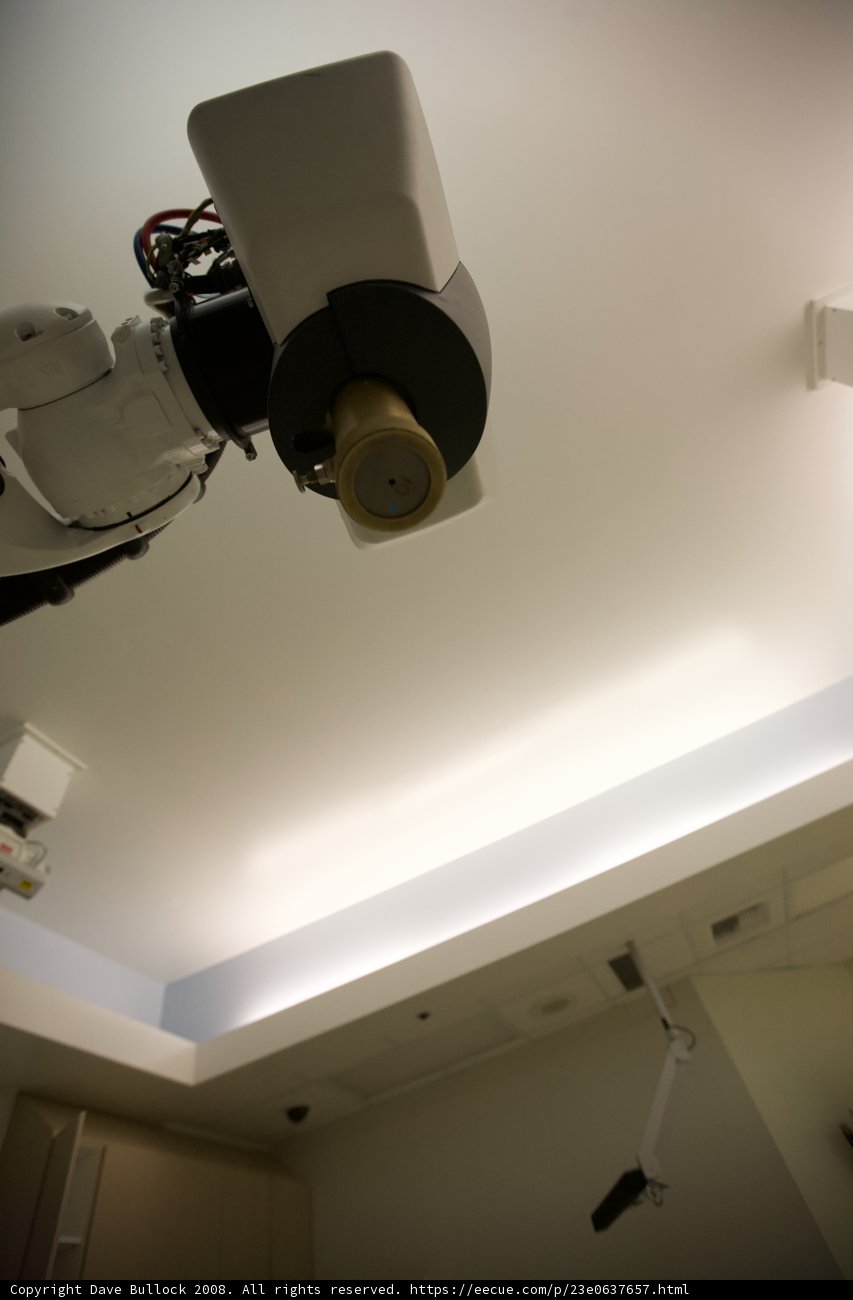 Ceiling-Mounted Camera in USC Medical Center