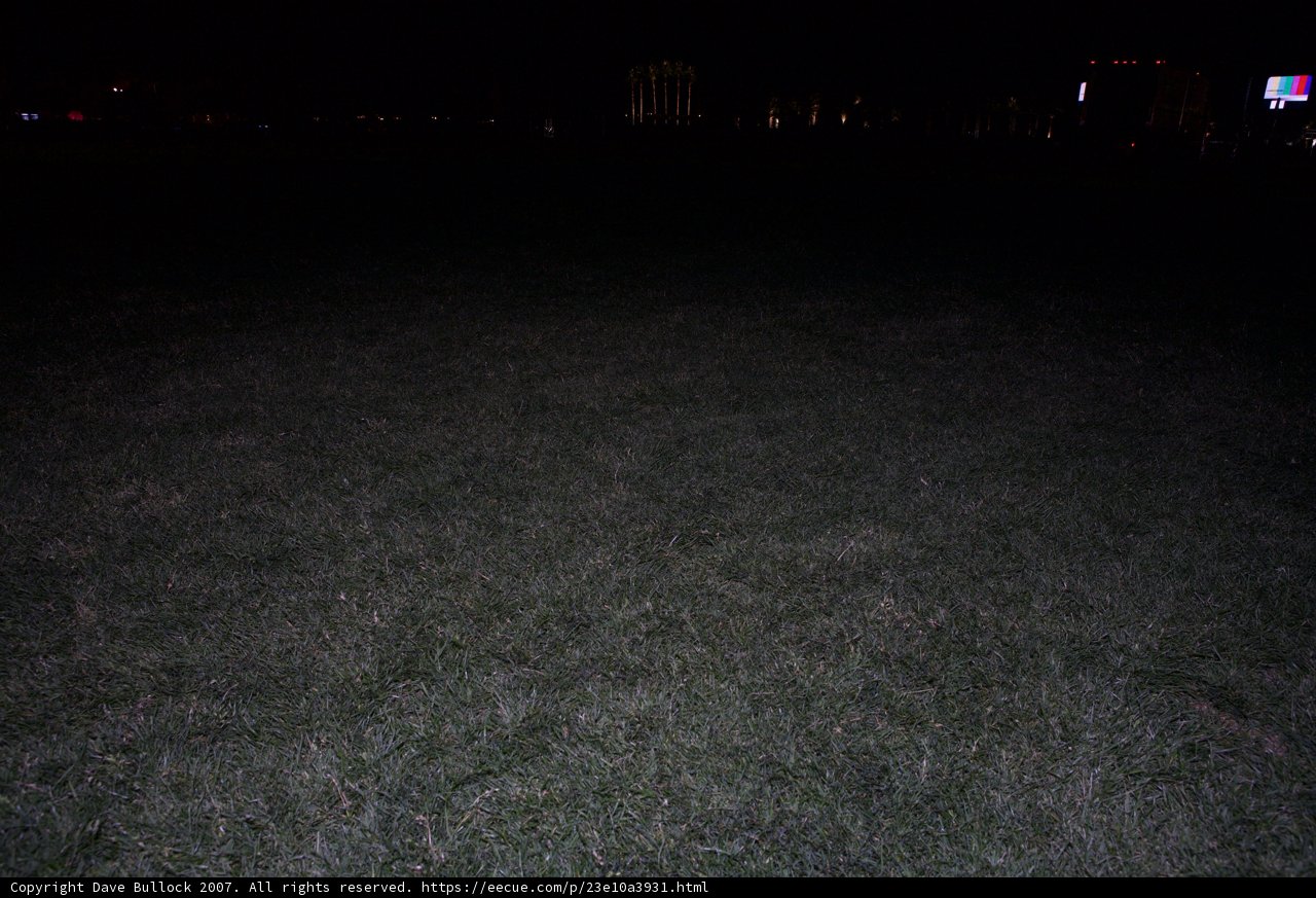 Night Sky over a Field of Grass with Cityscapes in the Background