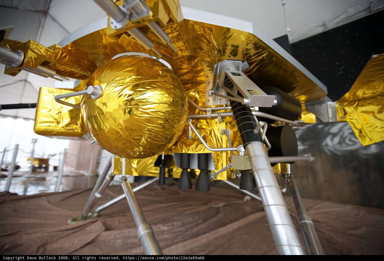 The Golden and Silver Mars Lander