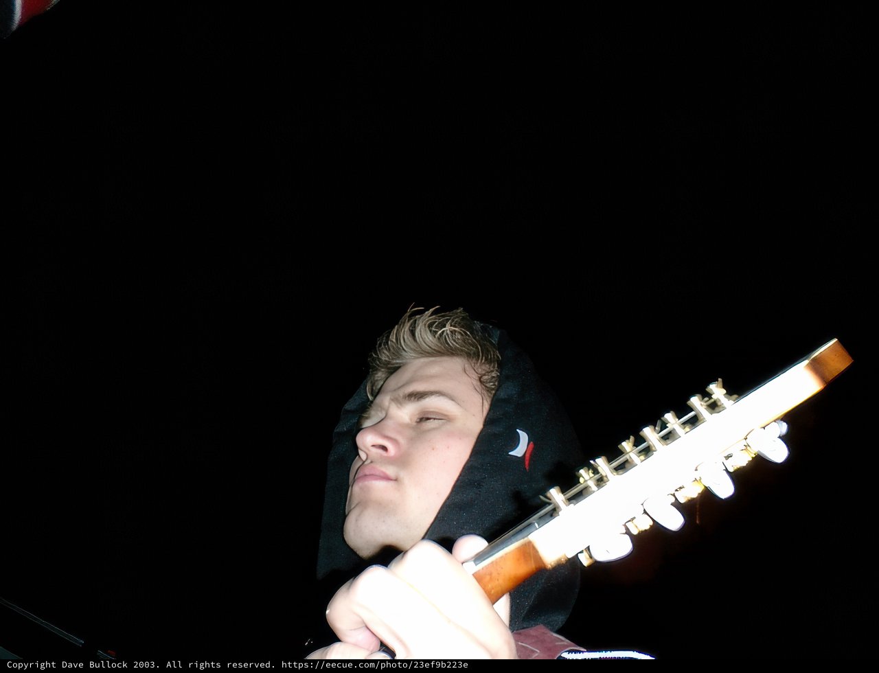 Guitar Strumming in the Coachella Artist Area