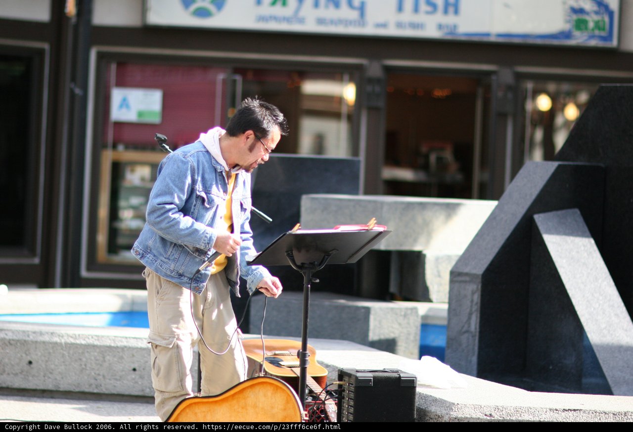 Guitarist in Little Tokyo