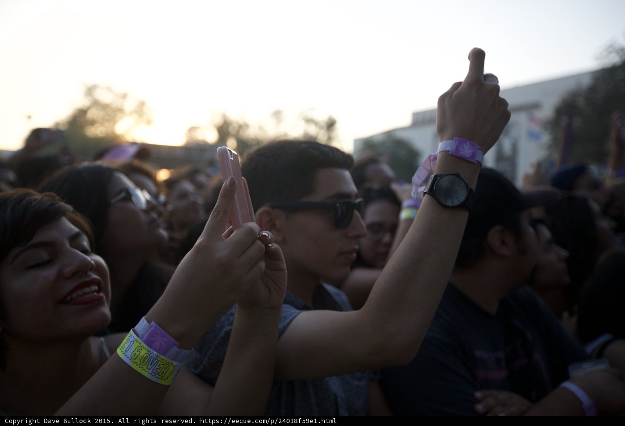 Crowd Close-Up Hands