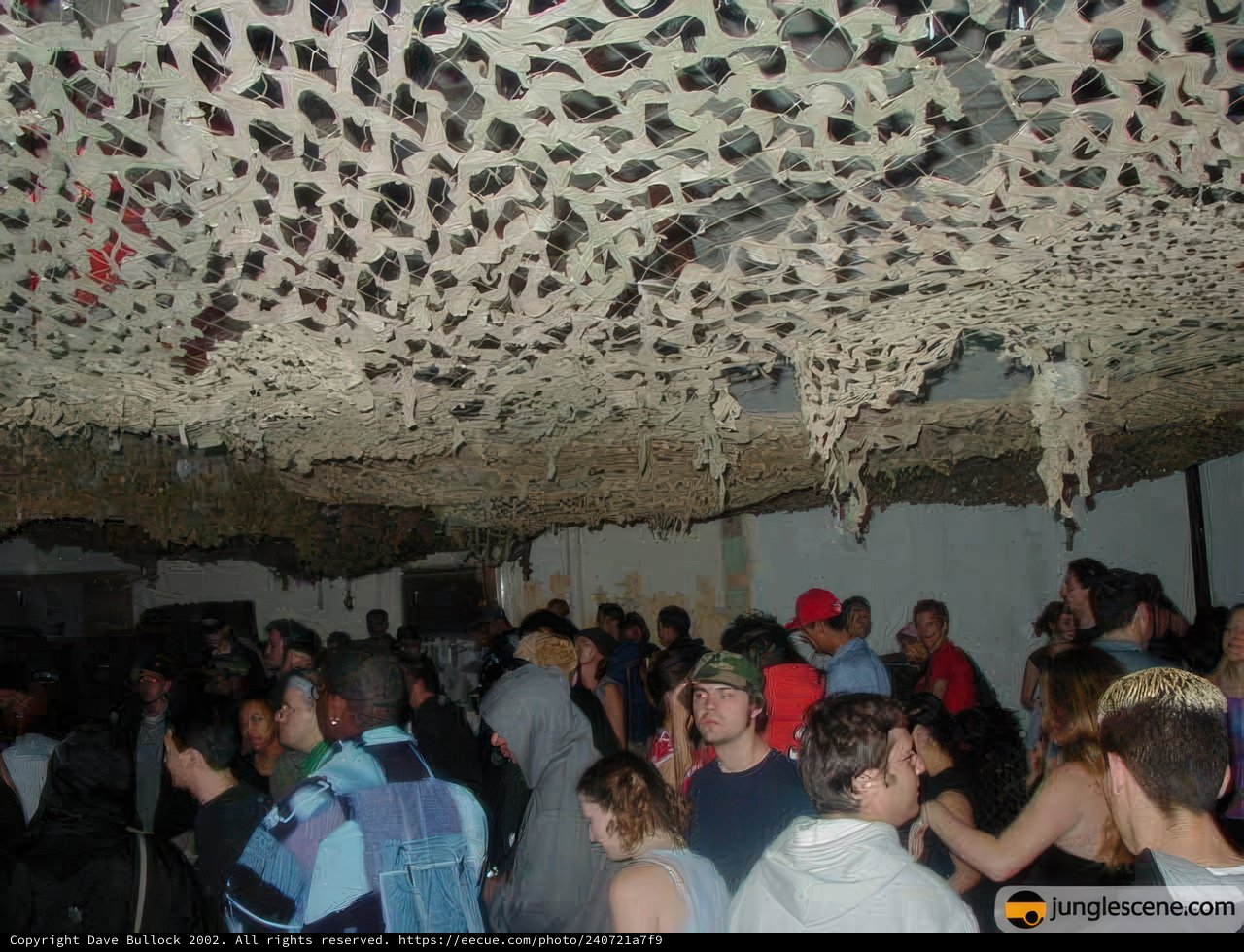 Netted Crowd at Urban Night Club
