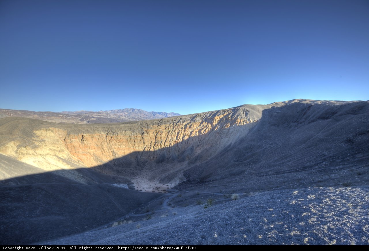 Majestic Crater in the Heart of the Desert