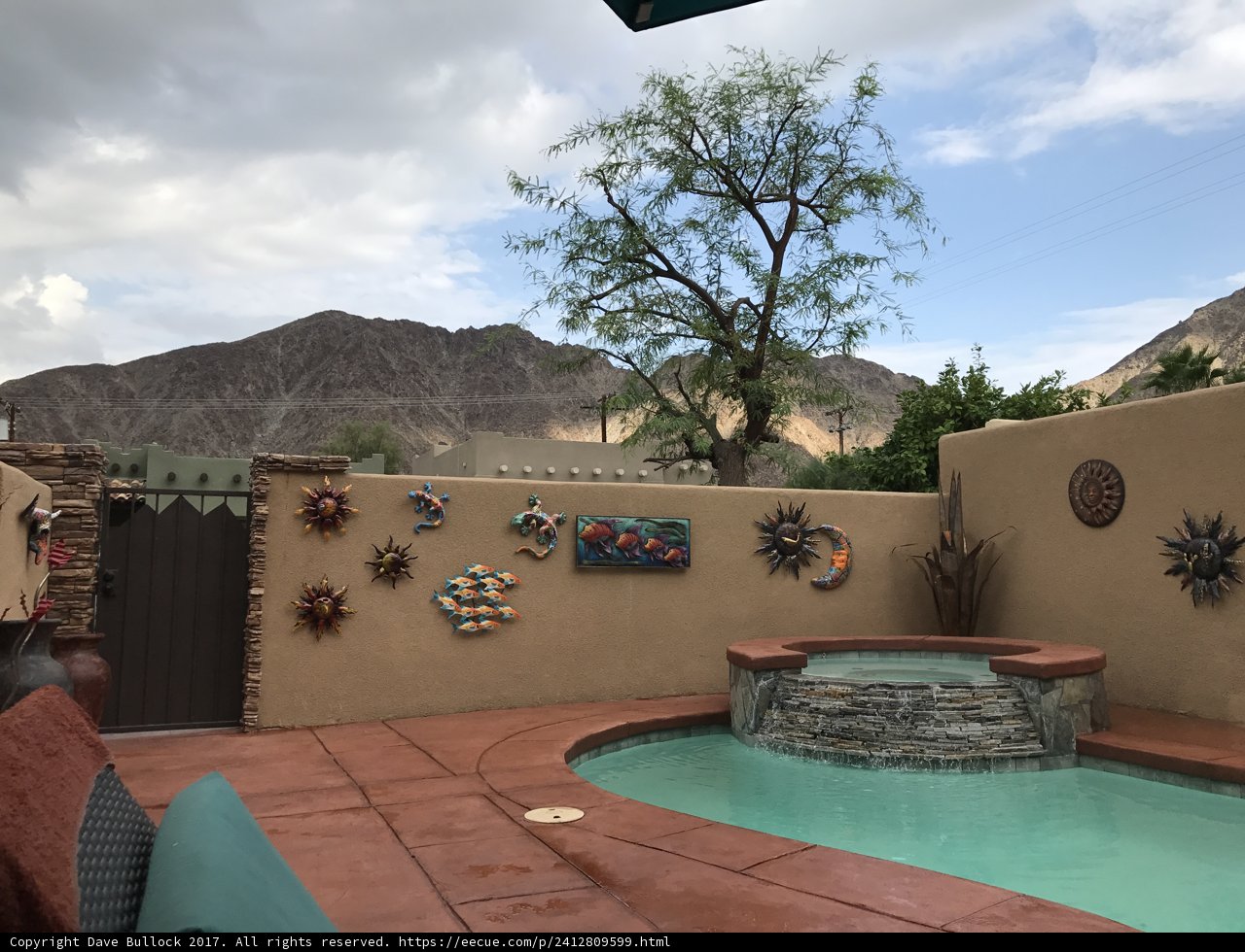 Mountain Escape Resort Backyard with Relaxing Pool and Jacuzzi