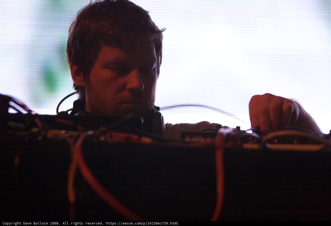 Aphex Twin Shreds the Stage