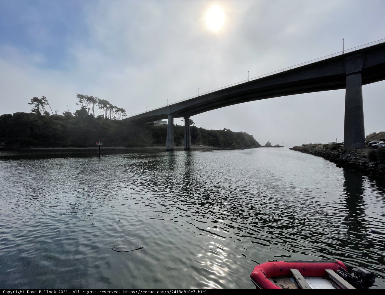 Water Reflections Under The Bridge