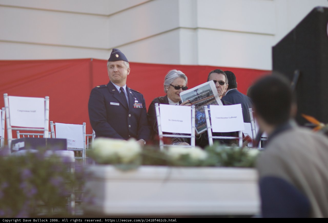 Keynote Speaker at Military Funeral