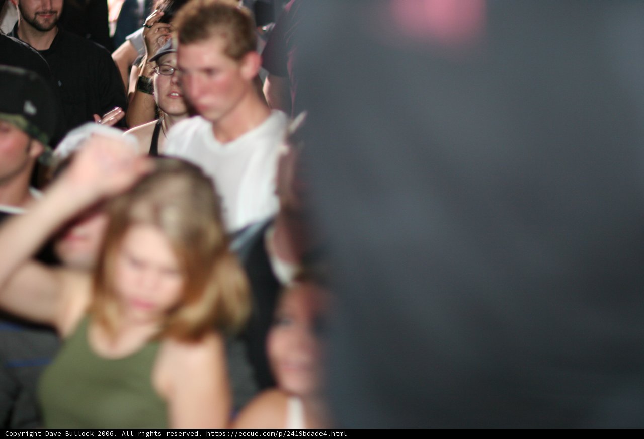 Blurry Crowd at Bass Rush Anniversary