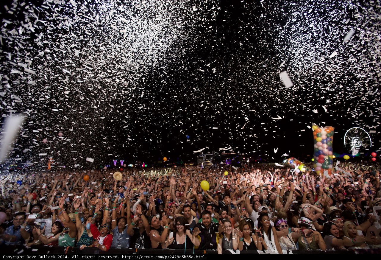 Confetti Celebration at Coachella