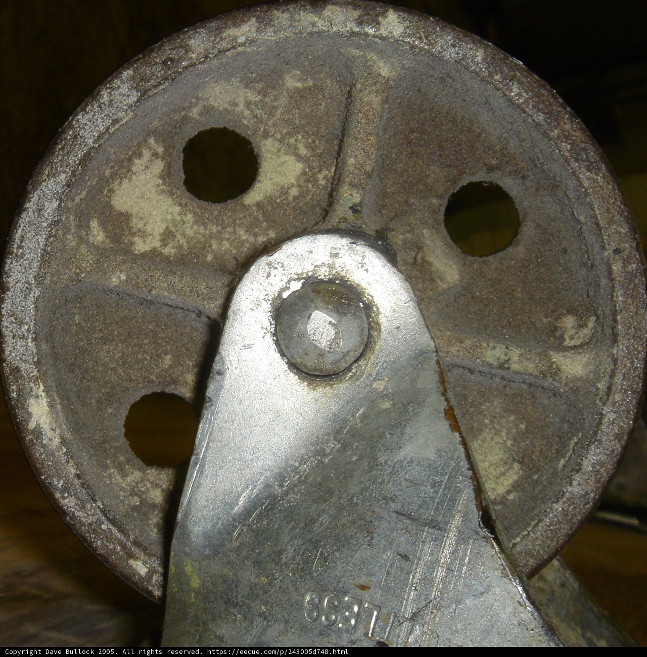 Spokes of an Alloy Car Wheel