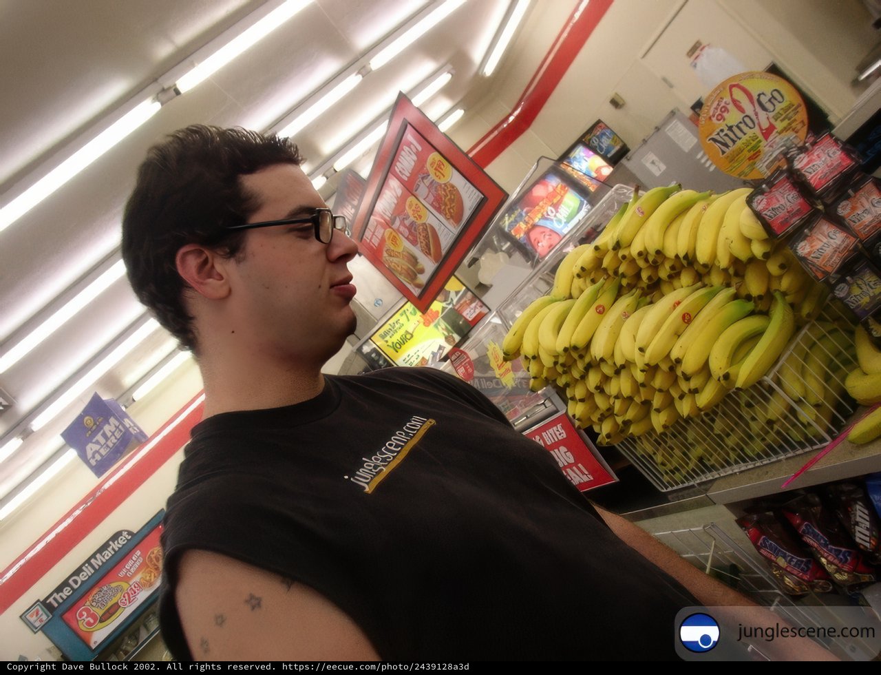 Banana Man in the Produce Market