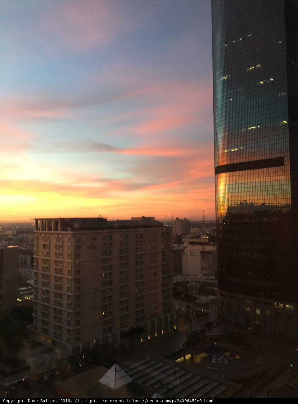 Sunset over the City