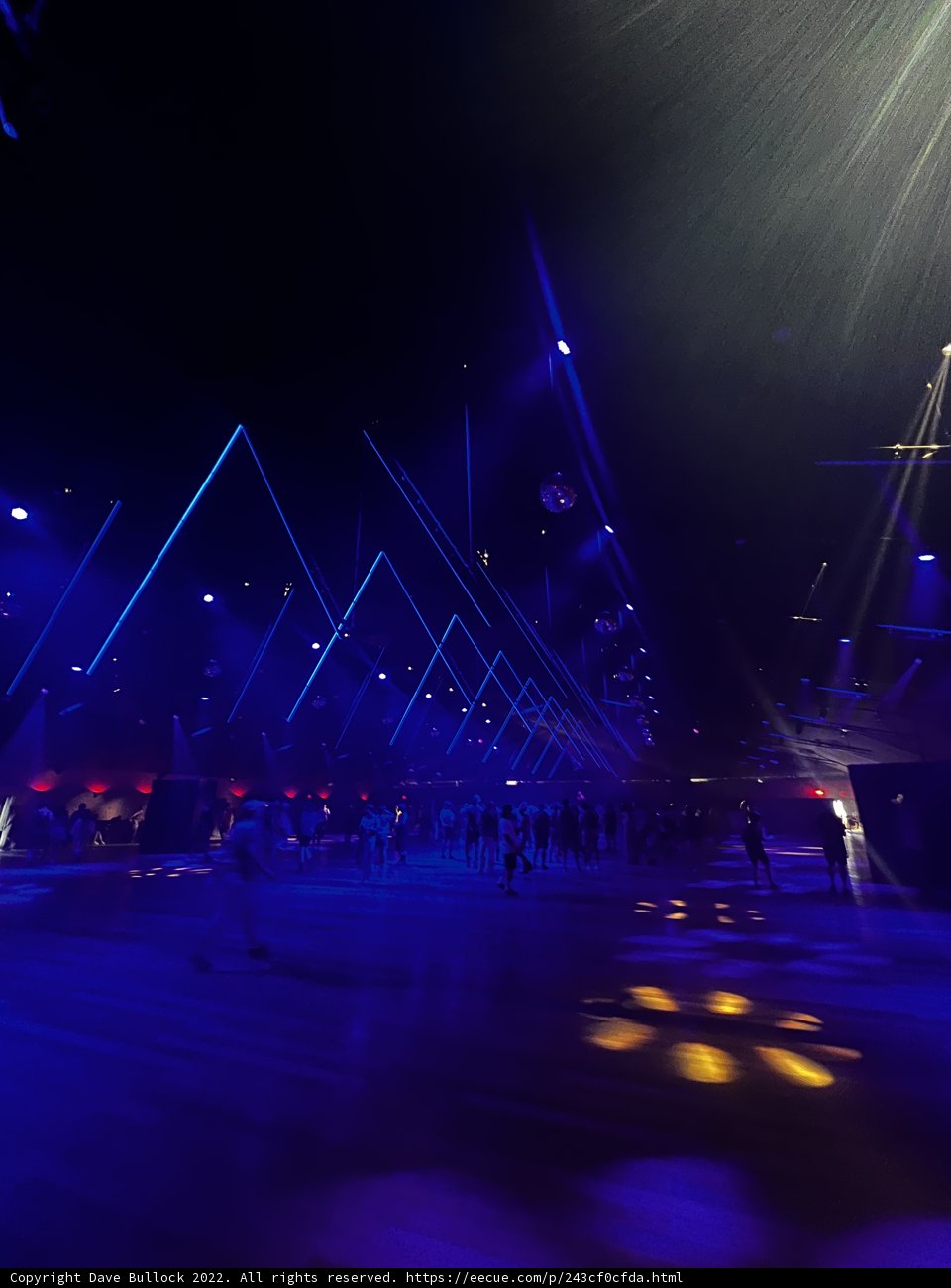 Skating Party in the City with Vibrant Lighting