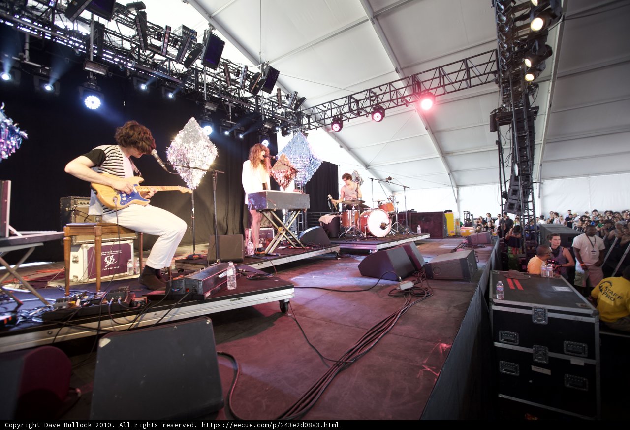 Music Band Rocks the Stage at Coachella Festival