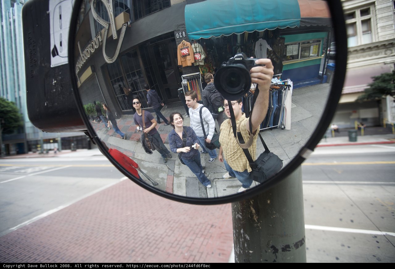 Reflection of Downtown Life