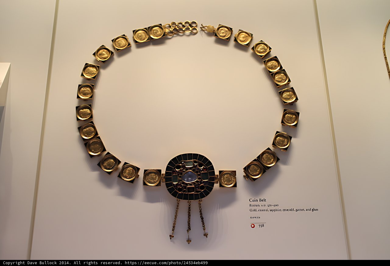 Metallic Marvel: A Stunning Gold and Silver Necklace