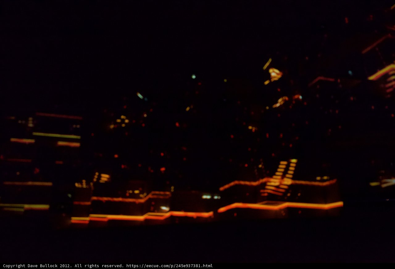 Blurry Metropolis Nightscape