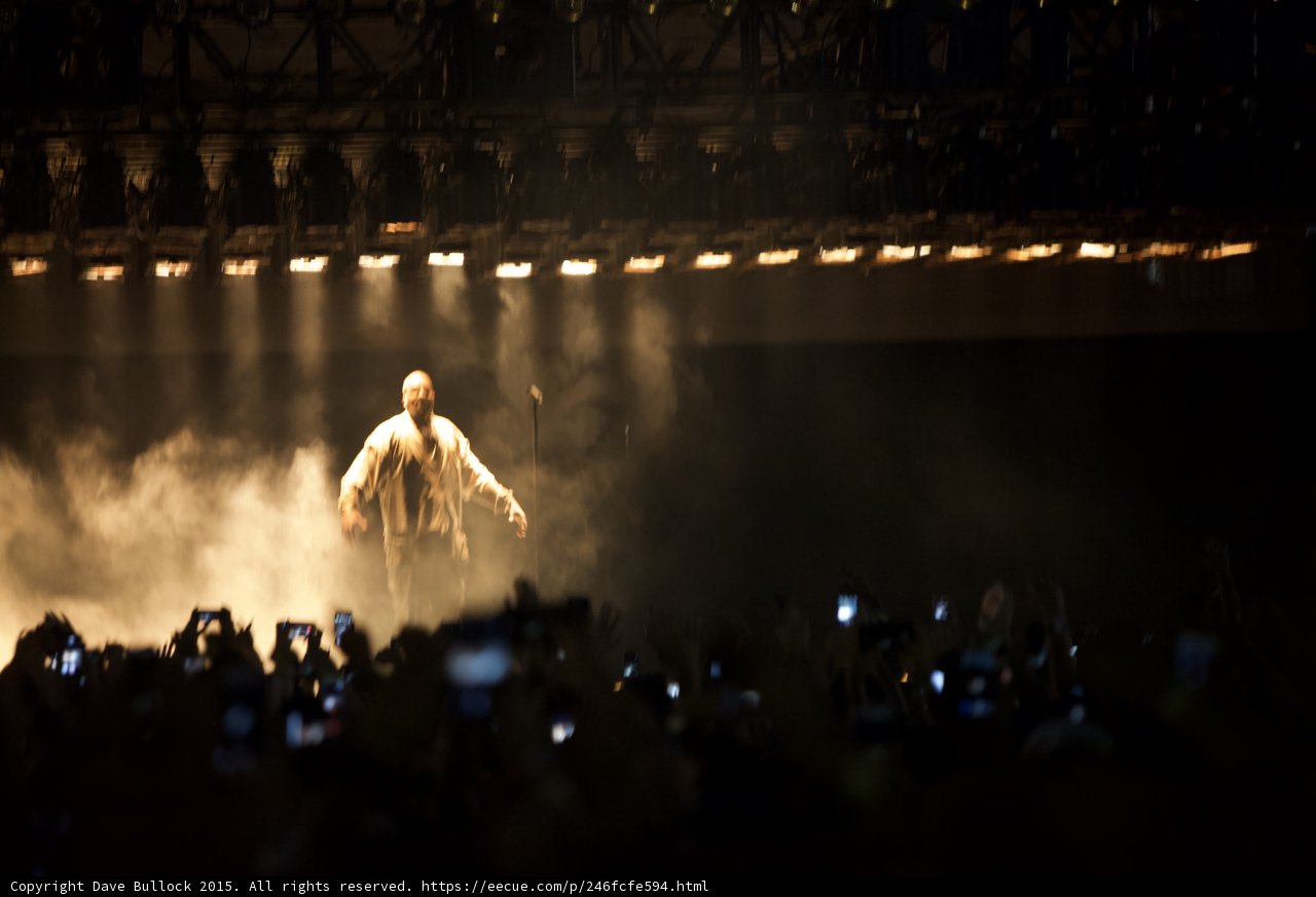 Kanye West Walking Spotlight