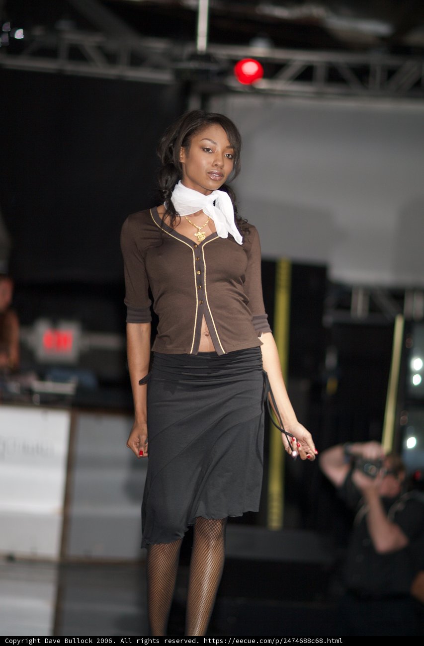 Fashionable Walk on the Runway