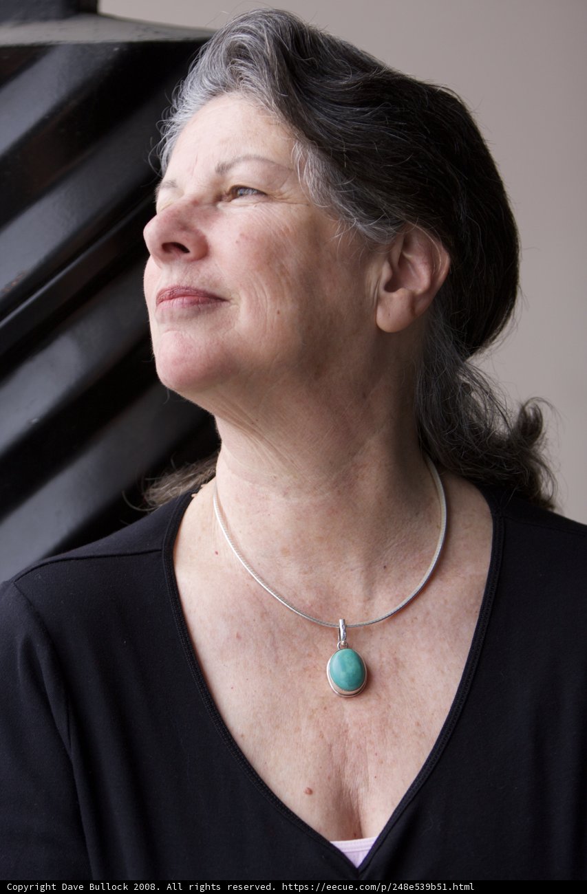 Turquoise and Black: A Portrait of Rhoda B