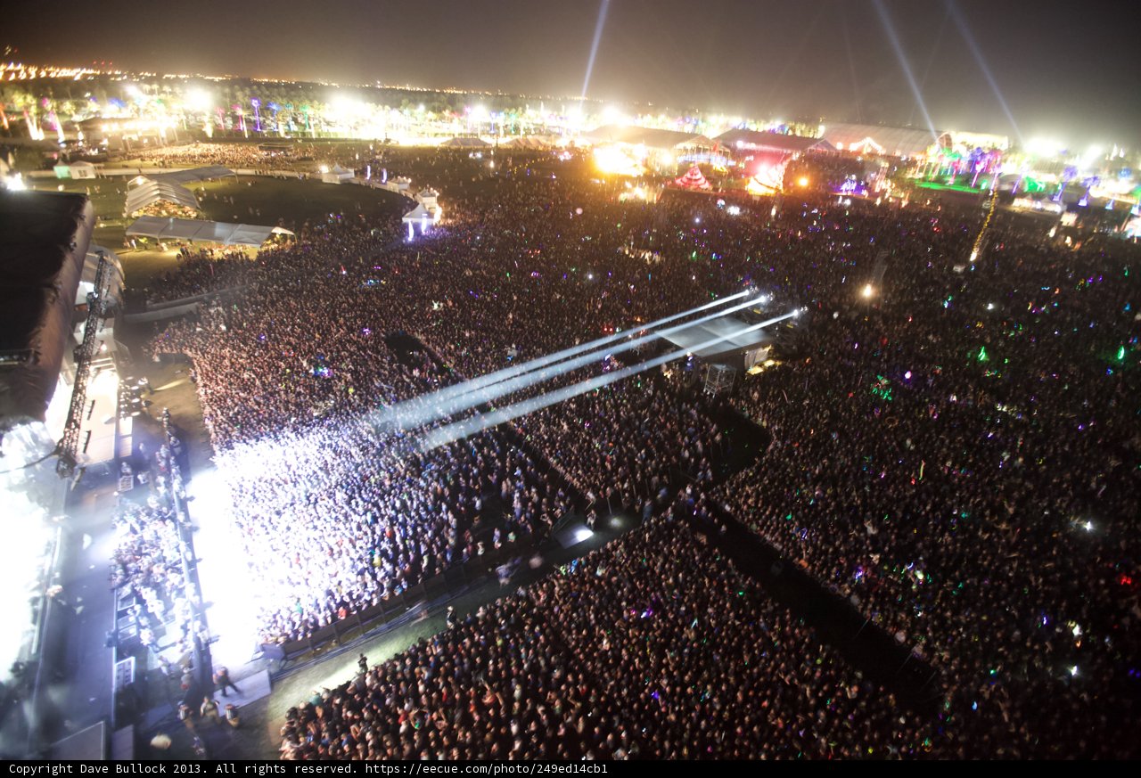 Lit Up: The Night Sky at Coachella