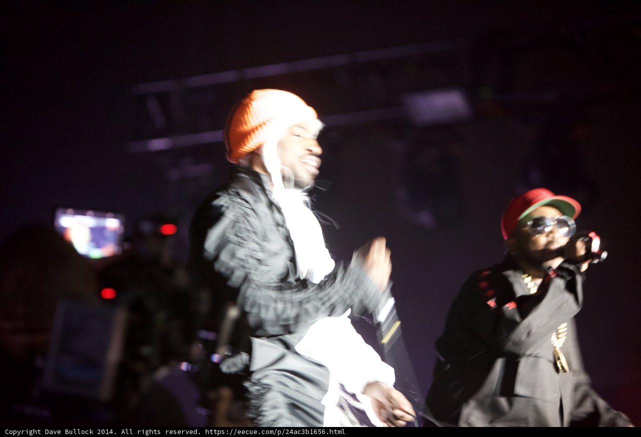 Two Men Entertain the Crowd