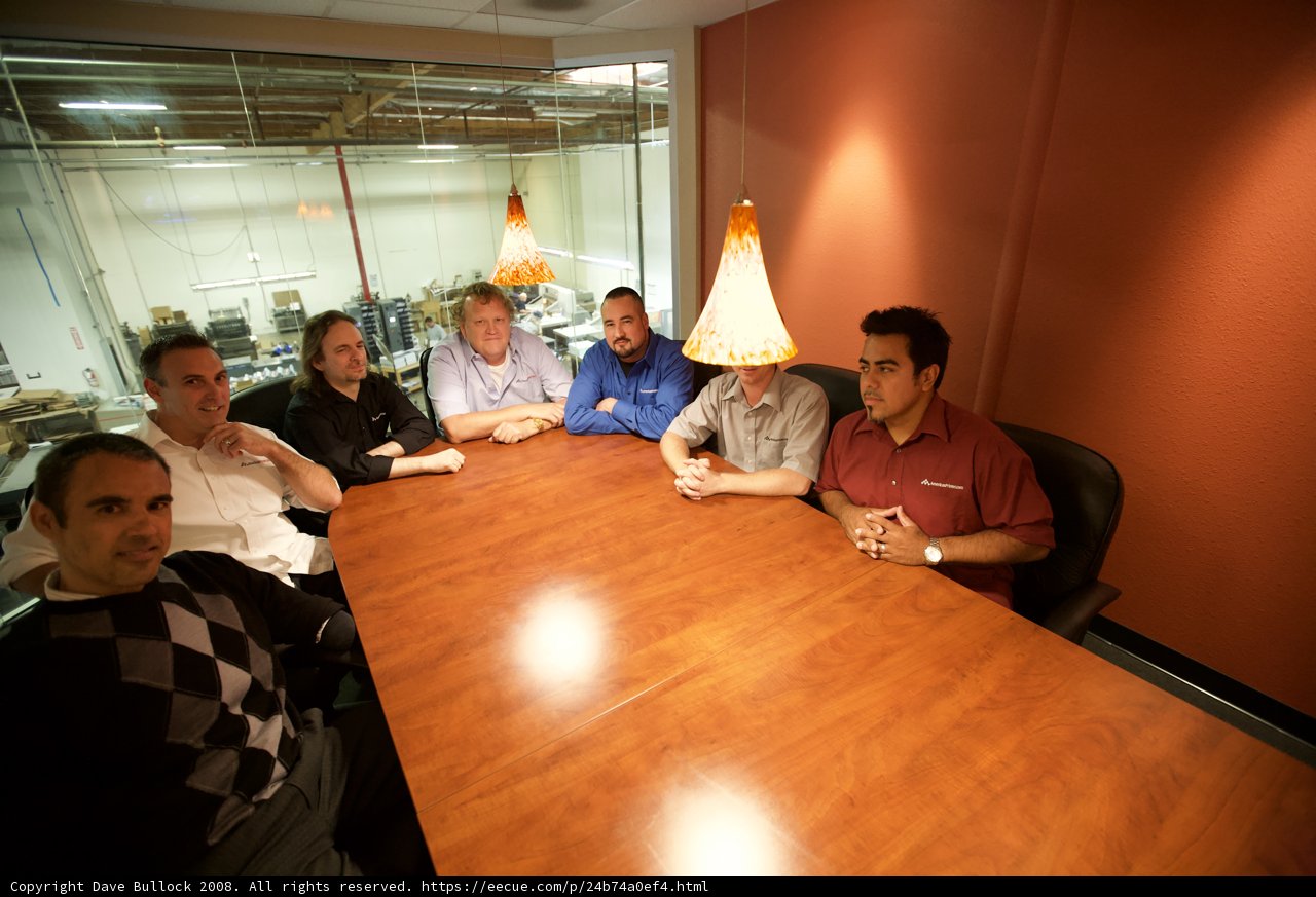 Office Meeting of 7 Men