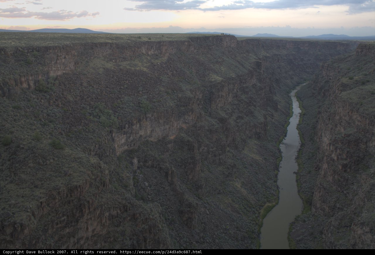 Serene Canyon at Sunset