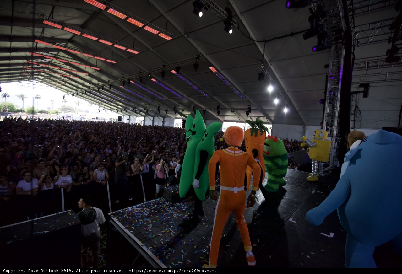 Costumed Performers Take the Stage