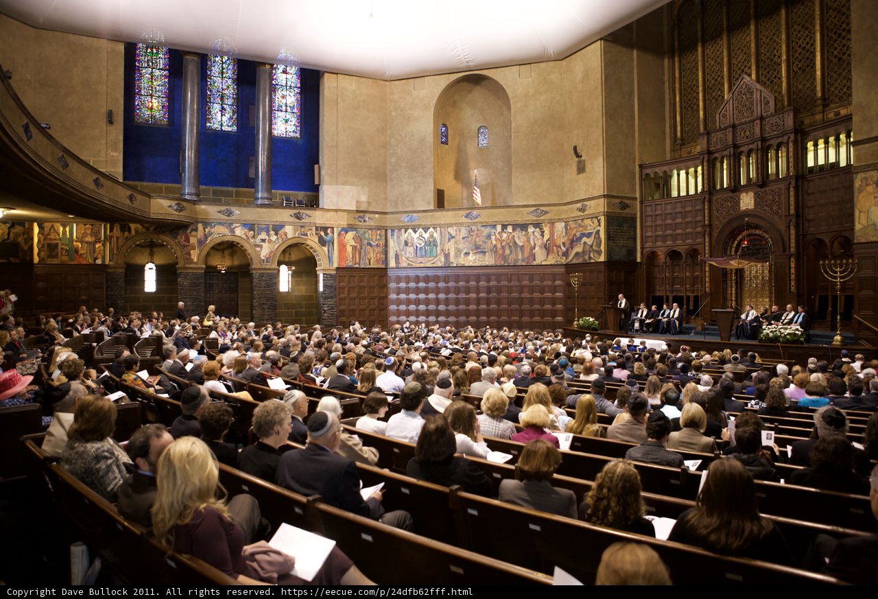 A Congregation Gathered for an Ordination Ceremony
