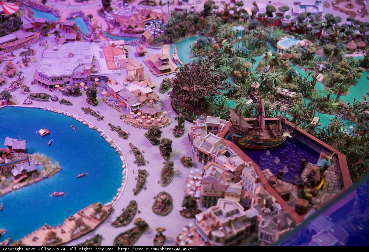 Meticulous Miniature Metropolis with Waterpark Showcase