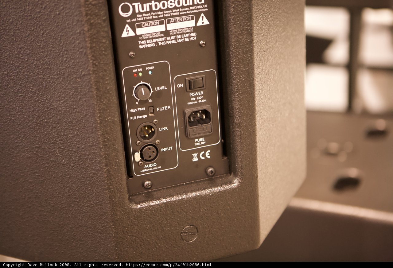 Audio Control Panel on Speaker