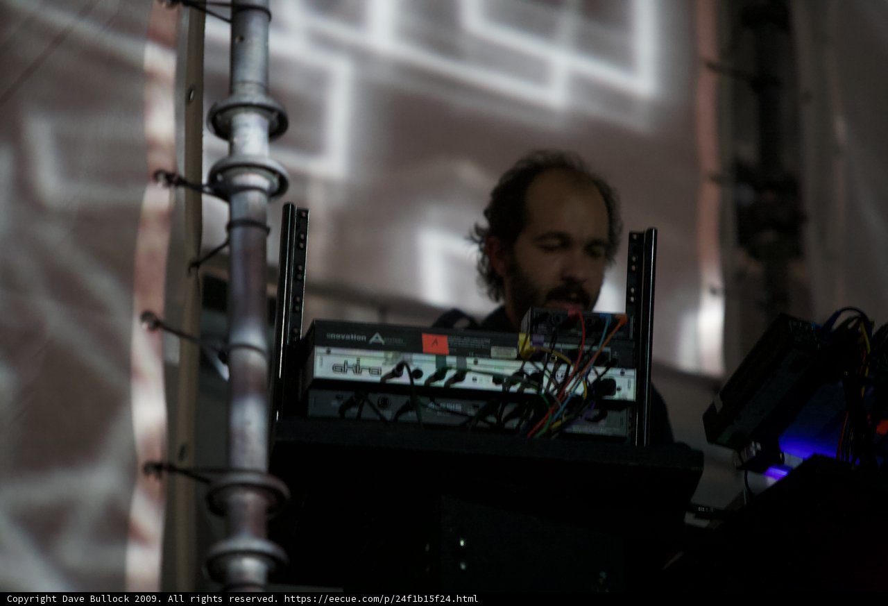 Étienne de Crécy playing electronic music at Coachella