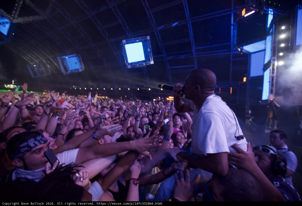 Man on Stage at Coachella 2016