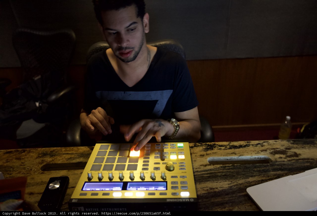 Mellow Beats in the Studio