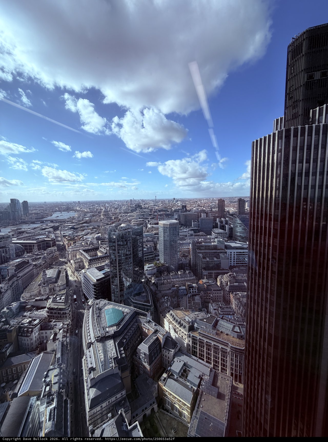 Panoramic View Over London's City Skyline