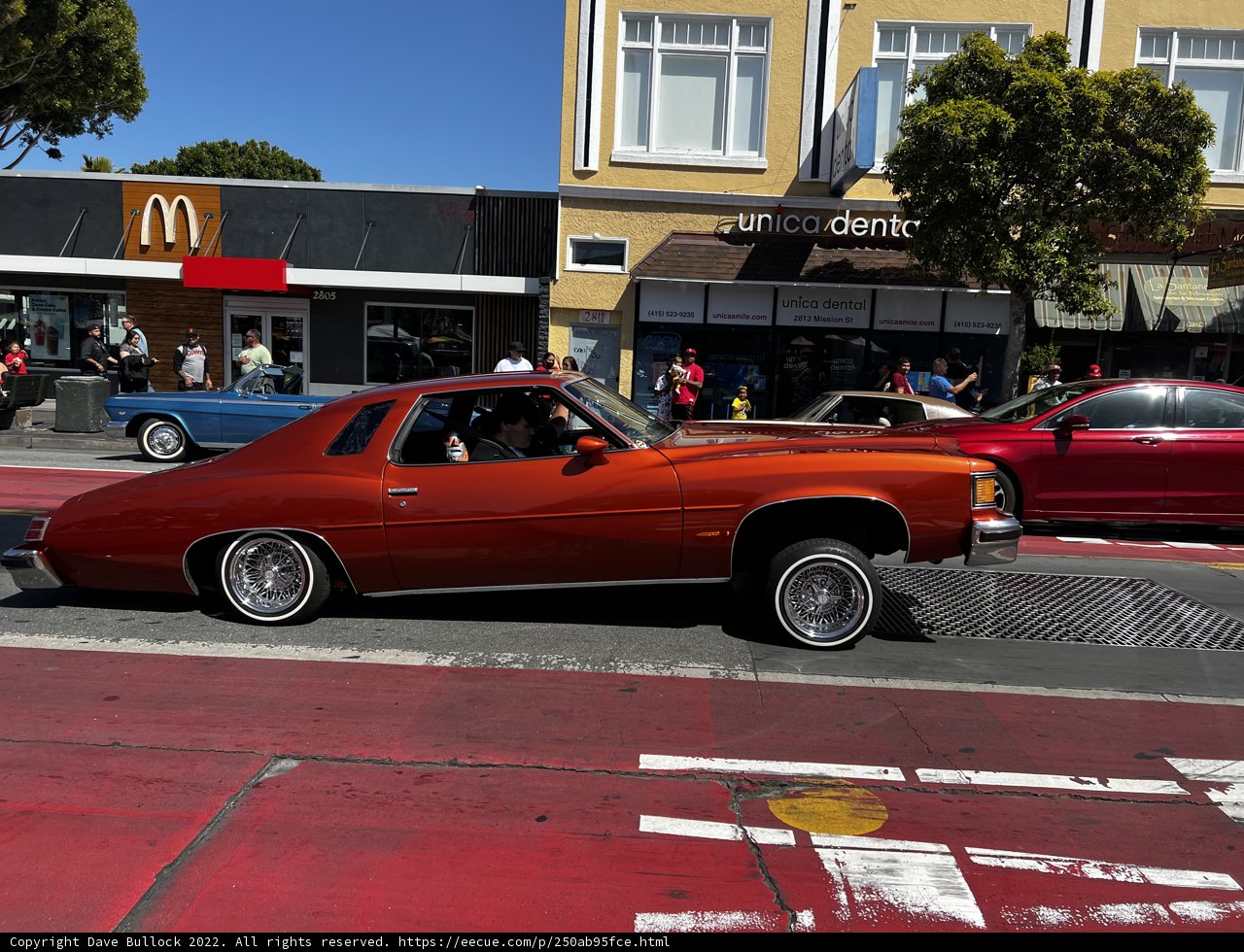 Red Convertible with Spoke Wheels