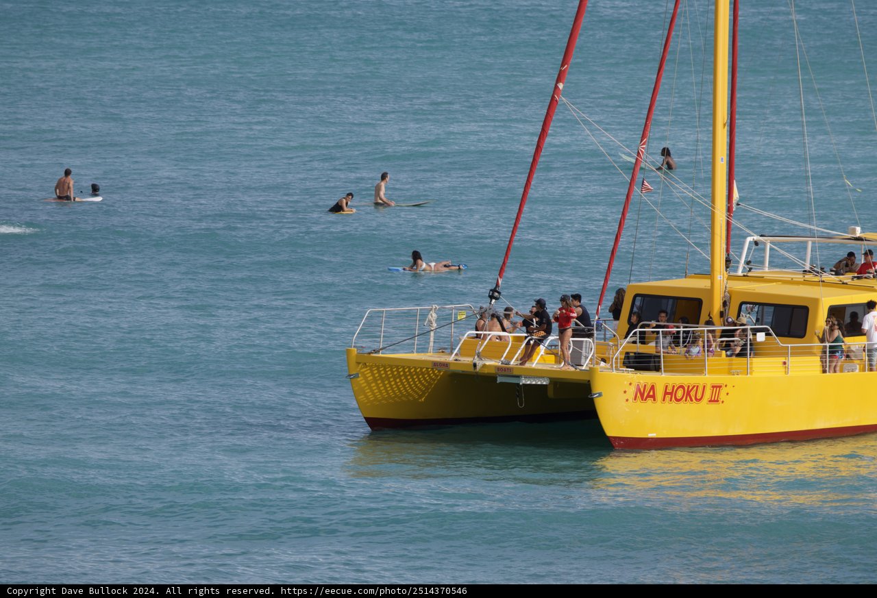 Vibrant Afternoon on the Waters of Hawaii